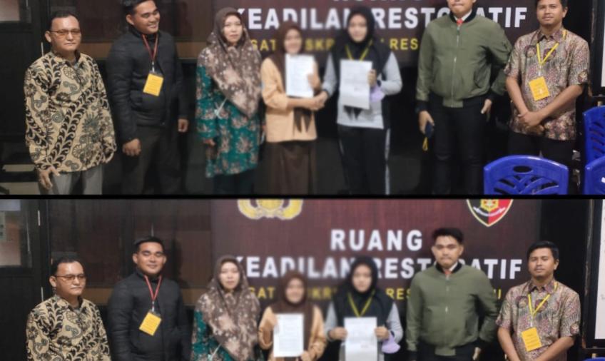Polresta Bengkulu Mediasi Dua Pelajar Bertikai