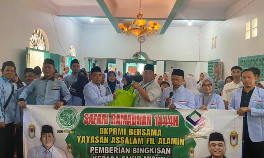 BKPRMI dan Yayasan Assalam Fil Alamin Bagikan 25.000 Bingkisan Ramadan