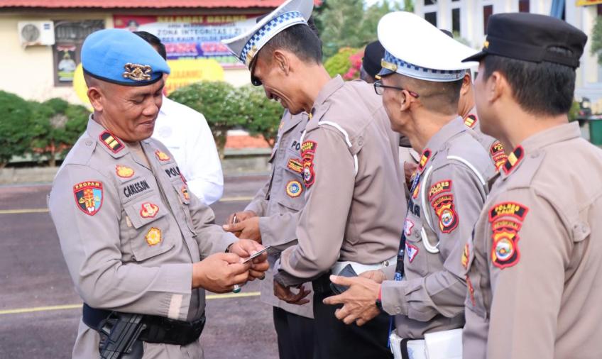  Guna Ciptakan Disiplin Anggota, Si Propam Polres Kaur Gelar Gaktibplin