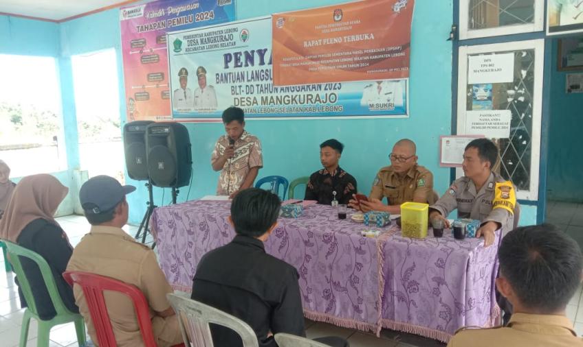 Bhabinkamtibmas Bripka Hendra Yanto, Hadiri Rapat Pleno Terbuka DPSHP  
