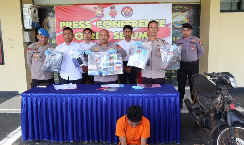 Terduga Pelaku Curat 3 TKP Ditangkap Polres Seluma