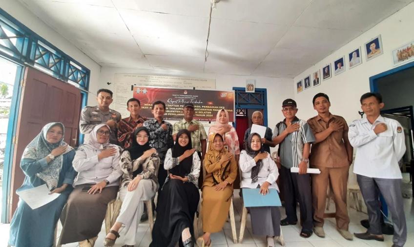  Bhabinkamtibmas Polsek Kota Manna Hadiri Rapat Pleno Terbuka