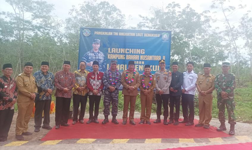 Karya Bakti TNI-AL Tahun Anggaran 2023 di Kabupaten Kaur Resmi Ditutup