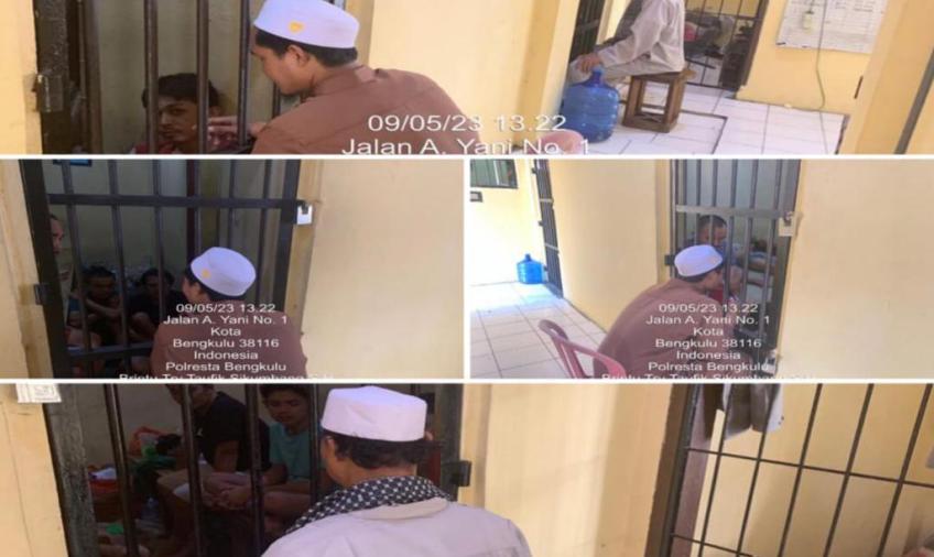Polresta Bengkulu Kembali Laksanakan Kegiatan Binrohtal Kepada Tahanan