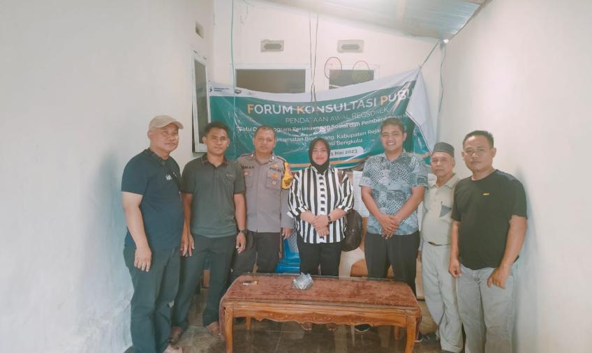 Personel Polsek PUT Hadiri Forum Konsultasi Publik 