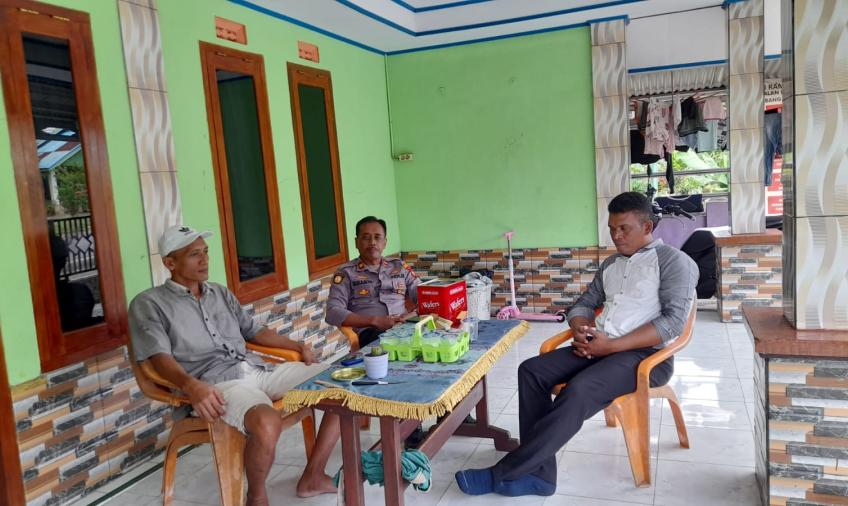 Pererat Silaturahmi, Kapolsek Lais Sambangi Tokoh Masyarakat