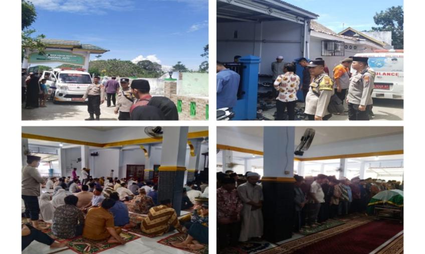 Polsek Gading Cempaka Laksanakan Pengamanan dan Pengaturan Lalin di Kawasan Korban Meninggal Dunia