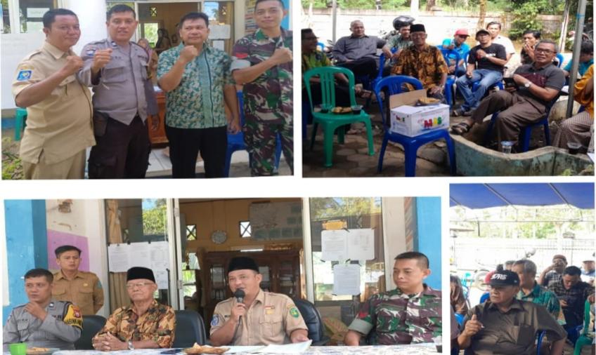 Bhabinkamtibmas dan Binsa Hadiri Pemilihan Ketua LPM Kelurahan Timur Indah