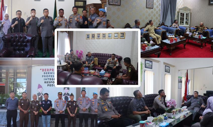 Sinergi, Kapolres AKBP Florentus Situngkir Silaturahmi ke Forkopimda Bengkulu Selatan