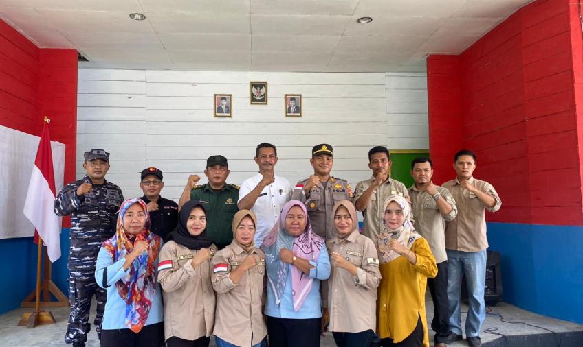 Kapolsek Enggano Hadiri Rapat Pleno Terbuka Rekapitulasi DPSHP Kecamatan Enggano
