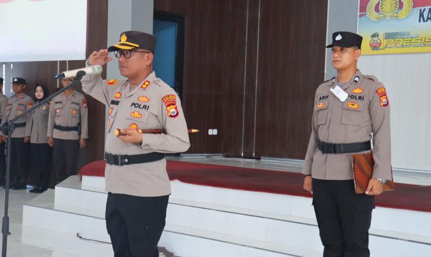 Kapolres Pimpin Sertijab,  Kasat dan  Kapolsek di Polres Bengkulu Selatan 