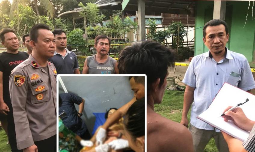 TKP dan kondisi korban saat di Puskesmas
