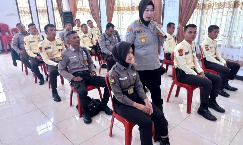 Ditbinmas Polda Bengkulu Gelar Tatap Muka dengan Satpam di Polres Lebong 
