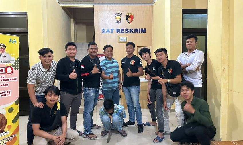 Terduga pelaku berhasil ditangkap