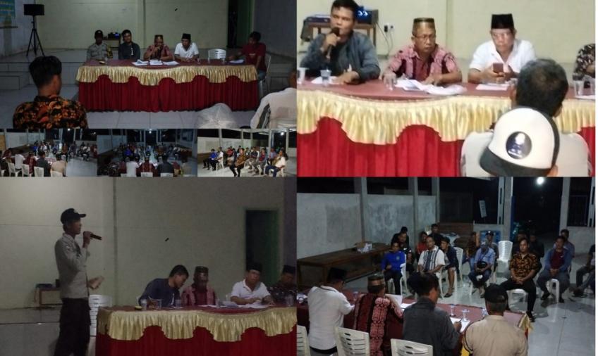 Monitoring Kegiatan Karang Taruna, Bhabinkamtibmas Kampung Melayu Sampaikan Imabuan Kamtibmas 