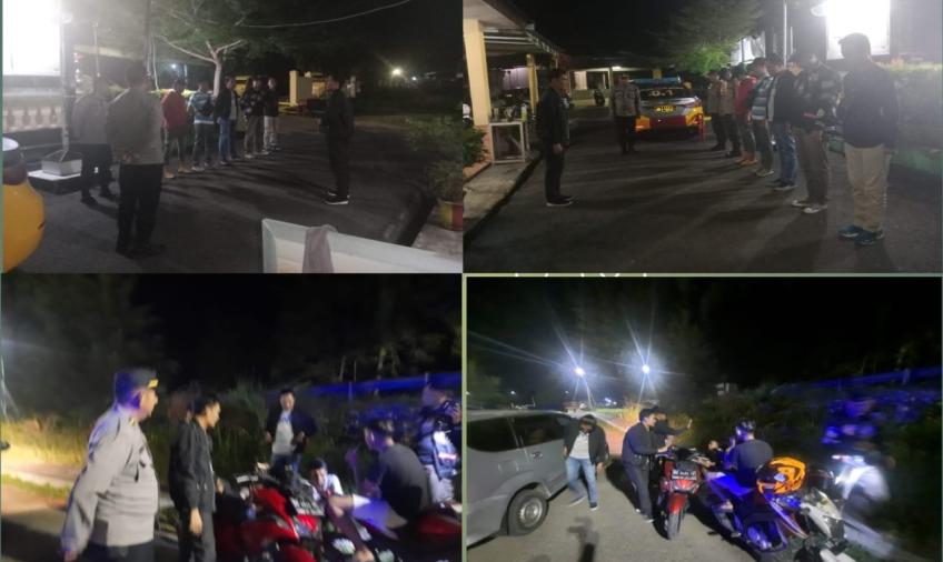 Patroli KRYD, Polsek Teluk Segara Sampaikan Imbaun Kamtibmas
