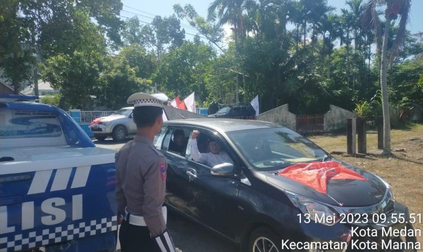 Kawal Pendaftaran Caleg ke KPU, Polres Bengkulu Selatan Siapkan Pola Pengamanan Lalu Lintas