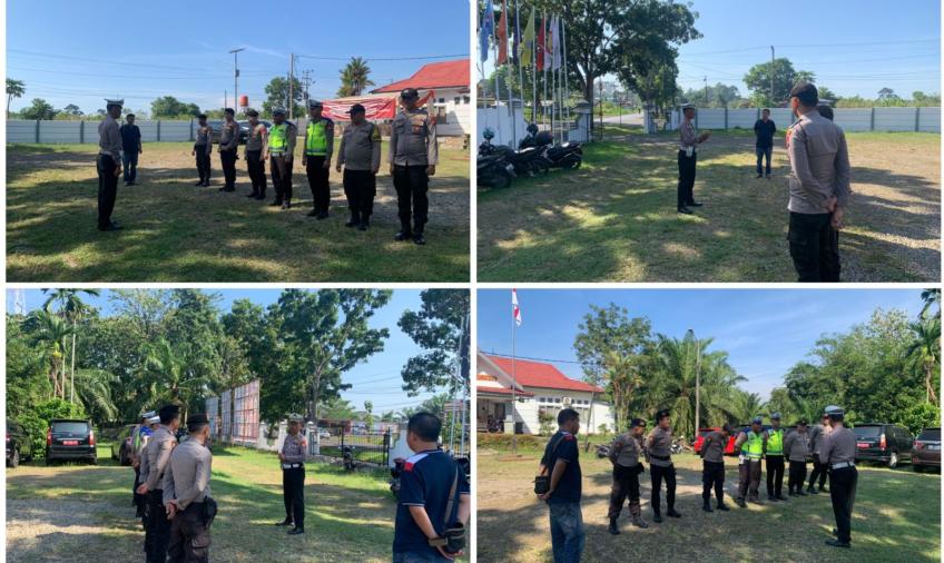 Polresta Bengkulu Siagakan Personel Pengamanan Pendaftaran Bacaleg di Kantor KPU Kota Bengkulu