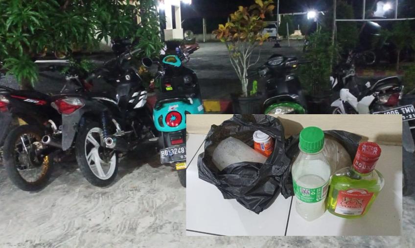 Cegah Keributan Remaja, Polisi Amankan 5 Sepeda Motor dan Miras