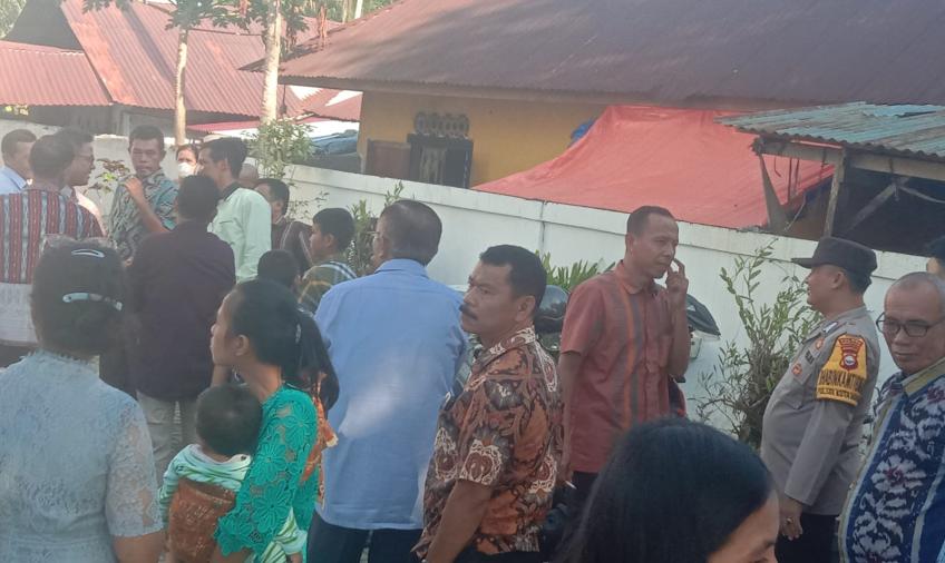 Bhabinkamtibmas Polsek Kota Manna, Berikan Pengamanan Ibadah Minggu di Gereja