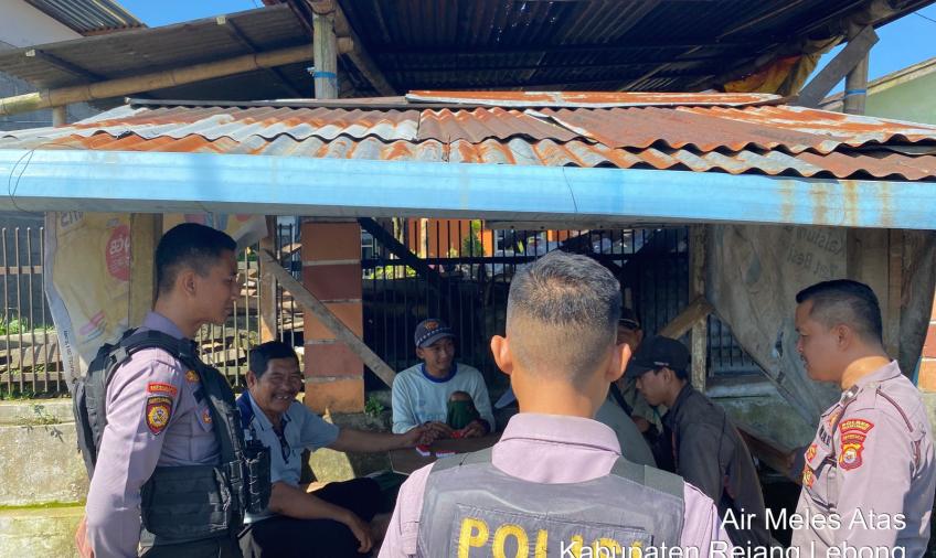 Cegah Kejahatan, Polres Rejang Lebong Patroli Rutin di Desa Air Meles 