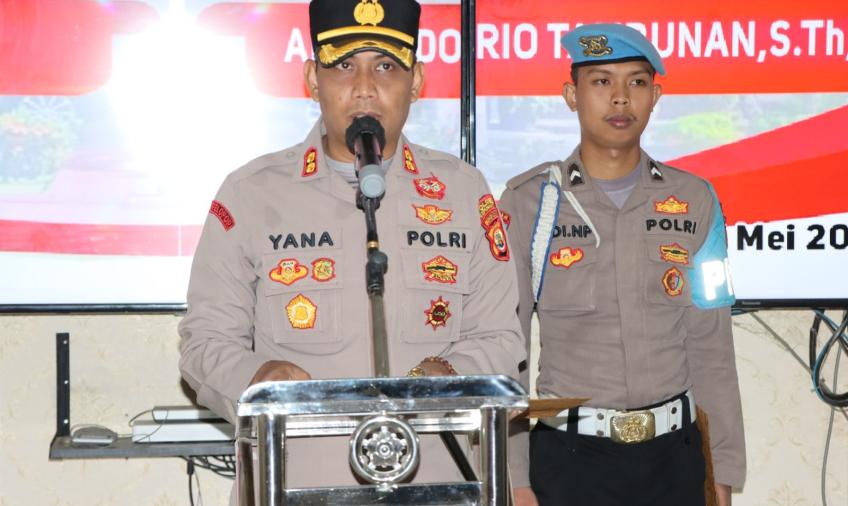 Kapolres Kepahiang Pimpin Serah Terima Jabatan Kasat Intelkam dan Kasat Resnarkoba