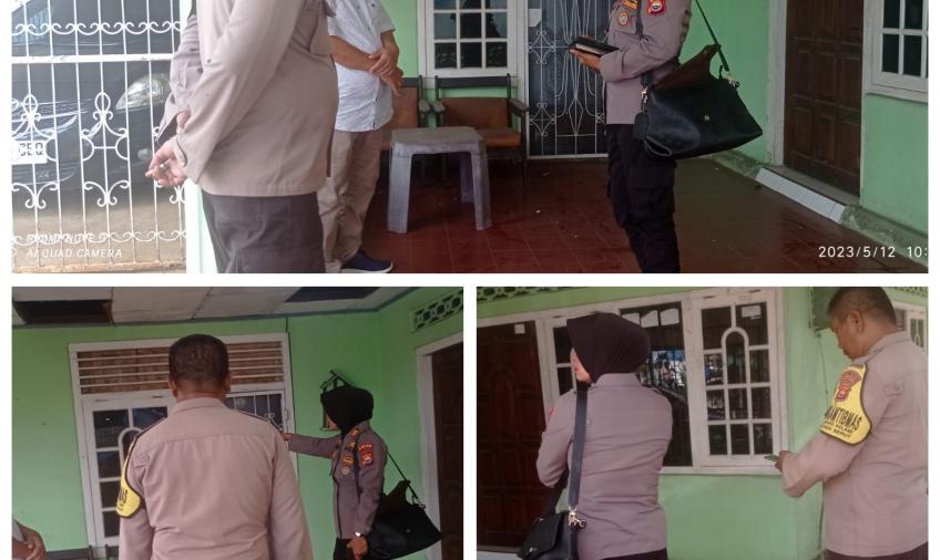 Polresta Bengkulu Melakukan Pengecekan Rumah Bhabinwil Kelurahan Kampung Kelawi 