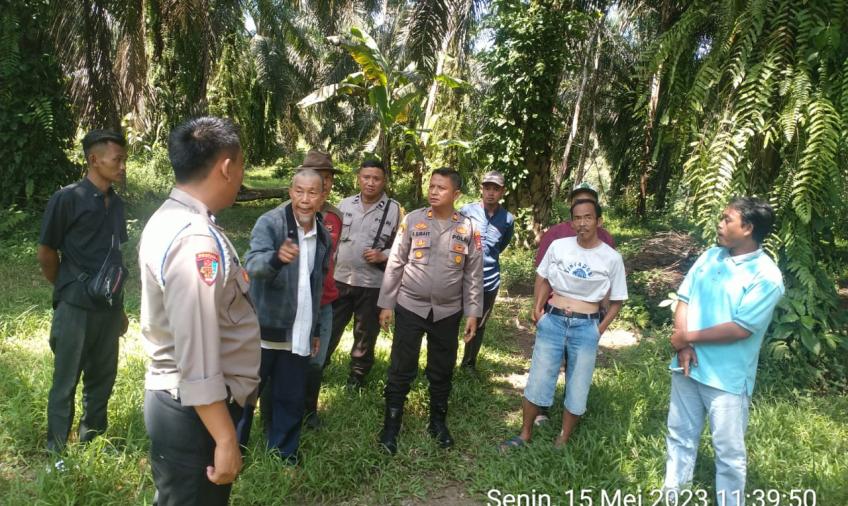 Polsek Sukaraja Mediasi Permasalahan Lahan
