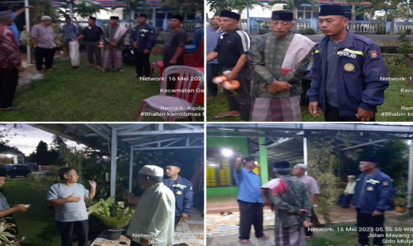 Sambang Duka Bhabinkamtibmas Polsek Gading Cempaka, Wujud Kedekatan Dengan Masyarakat