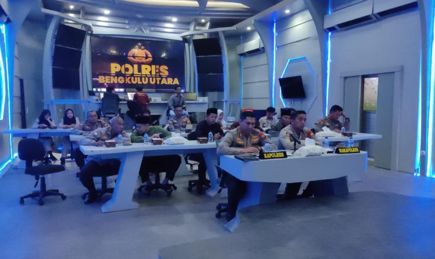 Polres BU Gandeng Tokoh Masyarakat dan Pelajar Ikuti Dialog Penguatan Internal Polri 