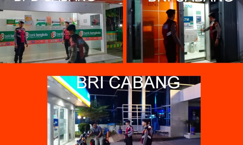 Patroli Dialogis Sat Samapta Polres Bengkulu Selatan  Sambangi  Bank BPD, BNI Dan BRI