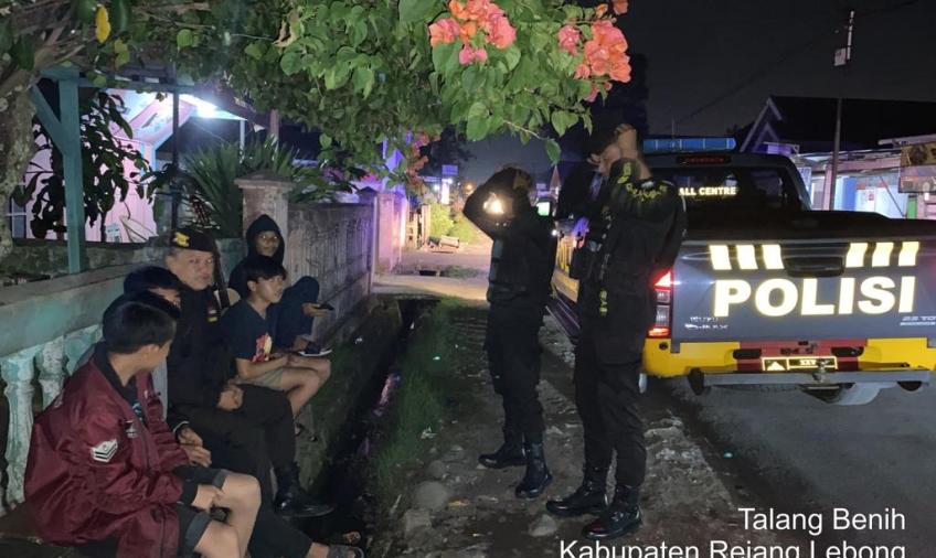 Patroli Dialogis, Polres Rejang Lebong Imbau Remaja Jaga Kamtibmas