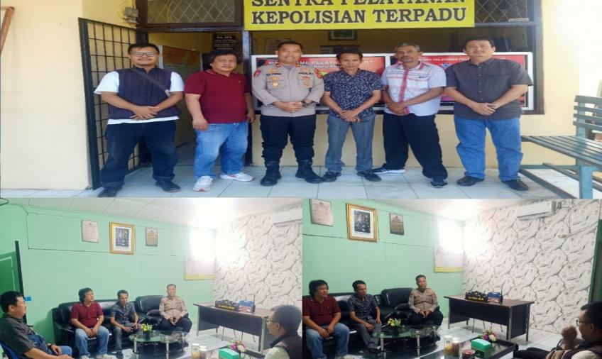 Polsek Ratu Agung Silahturahmi dan Koordinasi Bersama PPK Kecamatan Ratu Agung 