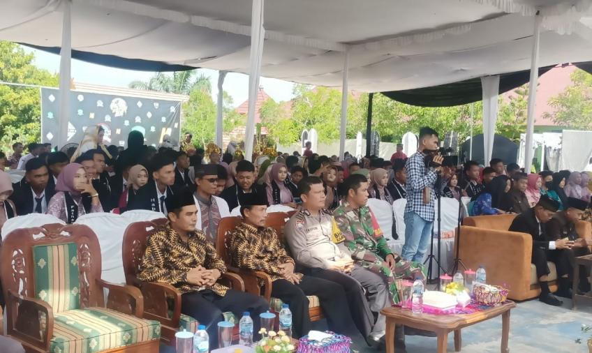 Bhabinkamtibmas Polsek Giri Mulya Hadiri Perpisahan di SMAN 9 BU