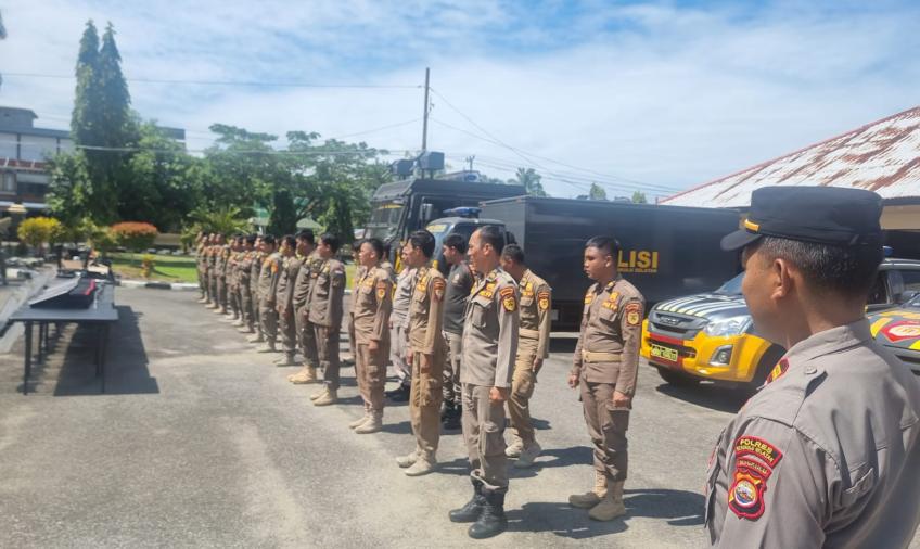 Satuan Binmas Polres Bengkulu Selatan  Berikan Pembinaan Satpol PP 