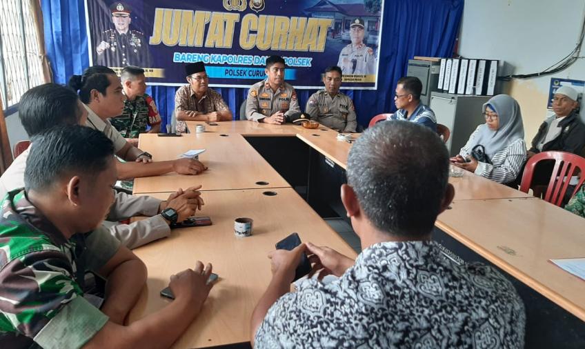 Jumat Curhat, Kapolsek Curup Dengarkan Keluhan dan Aspirasi Tokoh Masyarakat