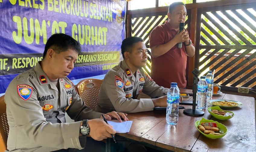Polres Bengkulu Selatan Gelar Jumat Curhat di Kedai Jogja