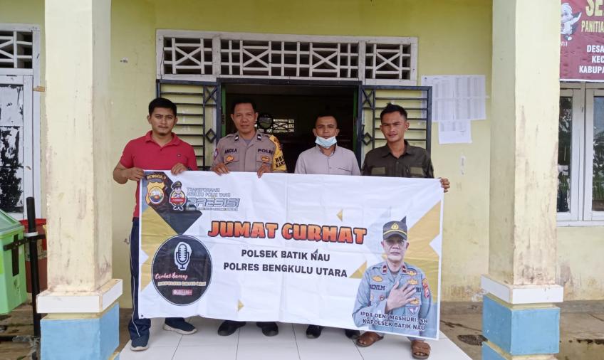 Tampung Keluhan Warga, Polsek Batik Nau Dengarkan Lewat Jumat Curhat