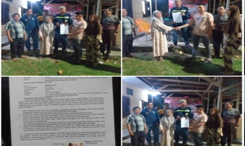 Bhabinkamtibmas dan Polisi RW Damaikan Warga Bertikai
