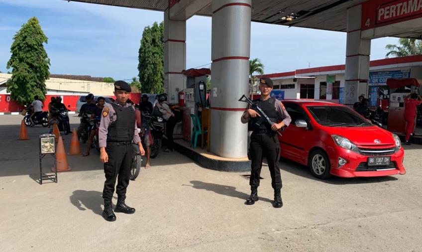 Cegah Kejahatan, Sat Samapta Polres Kaur Patroli Rutin di Jalur Lintas