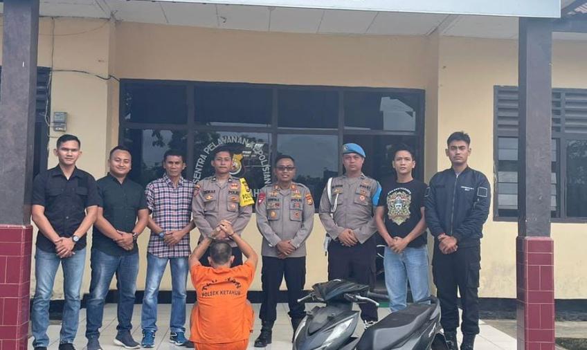 Terduga pelaku berhasil ditangkap