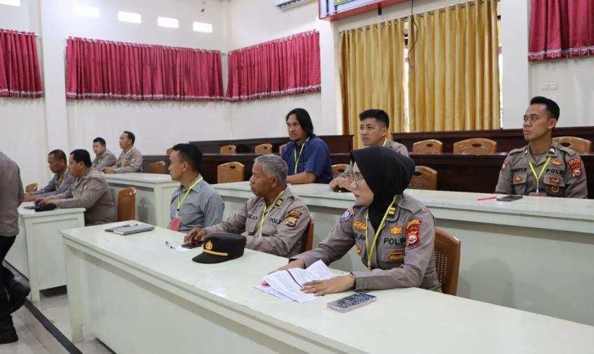 Polres Kepahiang Gelar Latihan Pra Operasi Bina Waspada Nala 2023