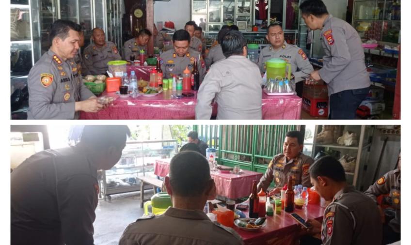 Evaluasi Kinerja, Kapolresta Bengkulu Ajak PJU Coffee Morning di Warung Buyung