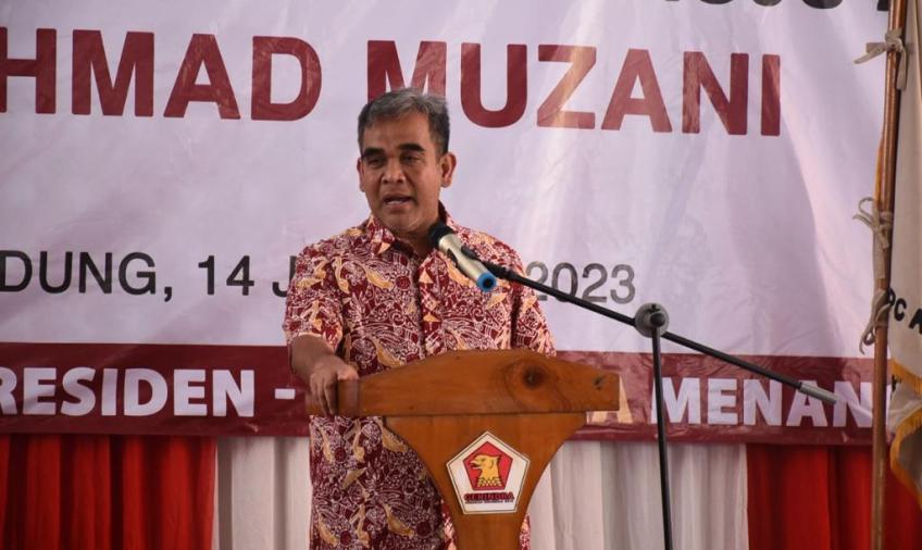 Sekjen Partai Gerindra Ahmad Muzani