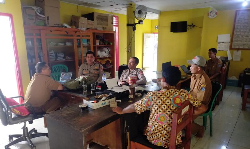 Polisi RW Mulai Beraksi, Sambang dan Koordinasi Bersama Pihak Desa