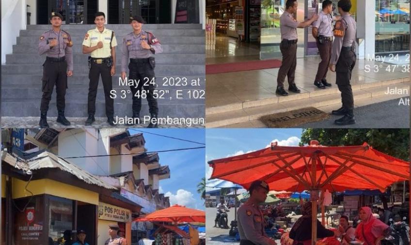 Sat Samapta Polresta Bengkulu Patroli Rutin