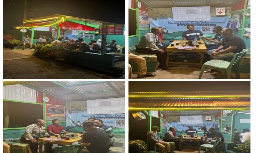 Bhabinkamtibmas Polsek Ratu Agung Cek Satkamling dan Sosialisasikan Program Polisi RW