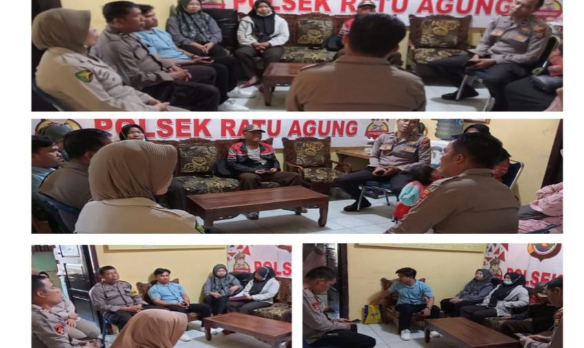 Bhabinkamtibmas Polsek Ratu Agung Damaikan Warga yang Berselisih Paham
