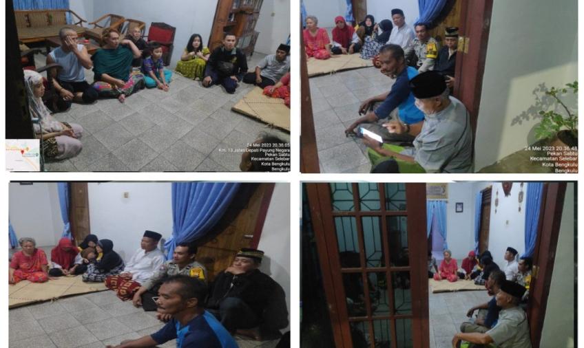 Bhabinkamtibmas Polsek Selebar Lakukan Mediasi Warga Pekan Sabtu 