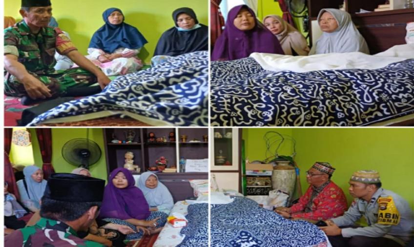 Bhabinkamtibmas Polsek Muara Bangkahulu, Lakukan Kegiatan Sambang Duka ke Rumah Warga Binaanya